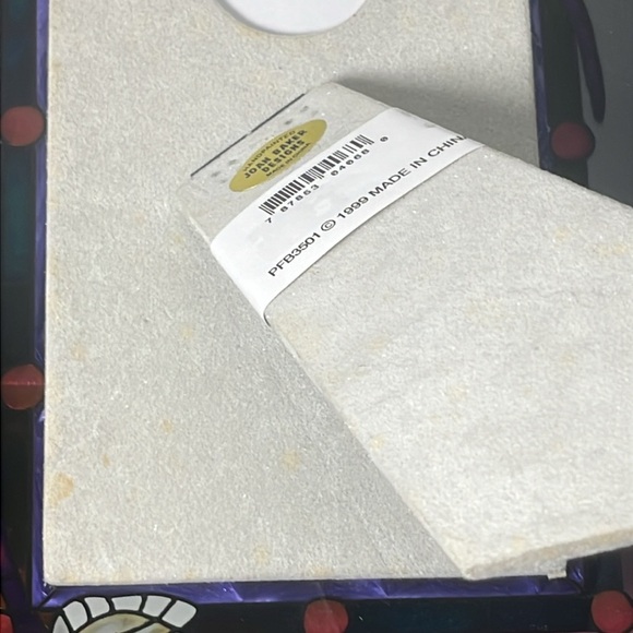 Joan Baker Designs Hand Painted Glass Dragonfly Table Top Photo Picture Frame - Picture 8 of 8
